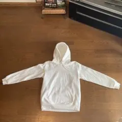 GU フード付きパーカー　白　ホワイト　L