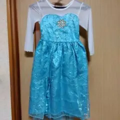 ディズニーアナ雪エルサ風ドレス110