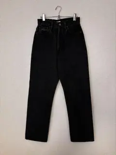 CIOTA ブラック ストレートデニム　26