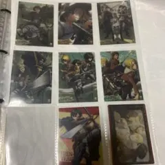 進撃の巨人　クリアカード　まとめ売り
