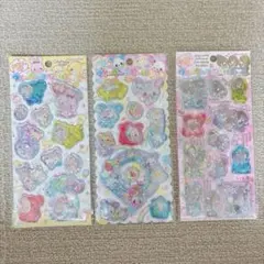 新品未開封　平成ファンシー♡かおりつきウォーターシール　3枚セット