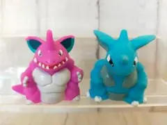 ポケモンキッズ 指人形 ニドキング ニドクィーン クリアバージョン