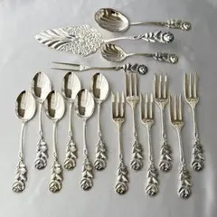 ANTIKO社製　ヒルデスハイムローズ　カトラリーセット　スプーン＆フォーク ヒルデスハイムローズ スプーン ドイツANTIKO社製