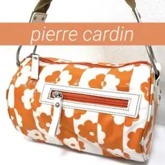 〈レトロ♪〉pierre cardin 花柄　ハンドバッグ