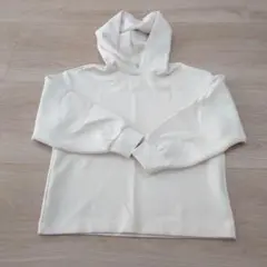 UNIQLO ホワイト ドライスウェットプルパーカー Lサイズ