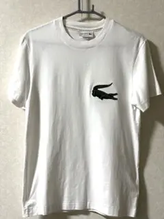 美品】ラコステ×5eLコラボ バラを食べるワニ TシャツMサイズ - メルカリ