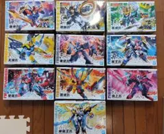 BANDAI 魔神創造伝ワタルプラモデルシリーズ全1０種箱セット　パッケージのみ