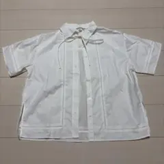 H&M 半袖ブラウス ホワイト