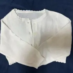ホワイト カーディガン 80cm