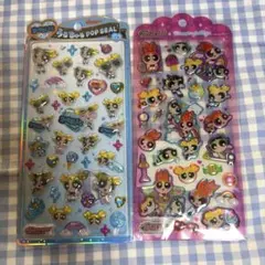 【正規品】パワーパフガールズうるちゅるシール（バブルス）　ドロップジェリーシール