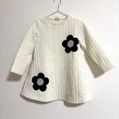 mou jonjon ワンピース白　花柄