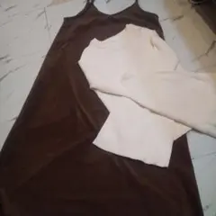 ▲SLYニットとワンピースセット