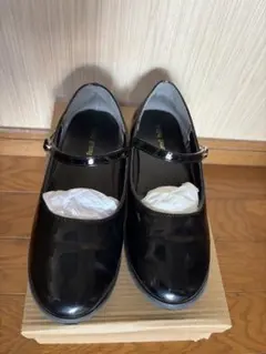 黒のメリージェーンシューズ フォーマル