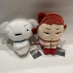 クレヨンしんちゃん　まちぼうけ　ぬいぐるみ　シロ　ネネちゃん