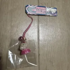 ご当地キティ　根付ストラップ 伊勢志摩限定 パール