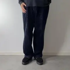 90s ポロラルフローレン ANDREW 太畝コーデュロイパンツ 紺 W38