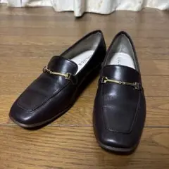 ロックポート アディプリーン パンプス 23.5 ローファー タッセル 茶 