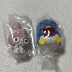 サンリオ　めがねっこちゃんフィギュア　タキシードサム　マイメロディ