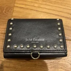 J&M DAVIDSON 三つ折り財布 スタッズ ブラックのサムネイル