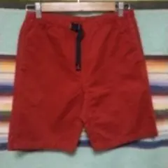 90s　グラミチ　ショートパンツ　USA製　レッド　ヴィンテージ