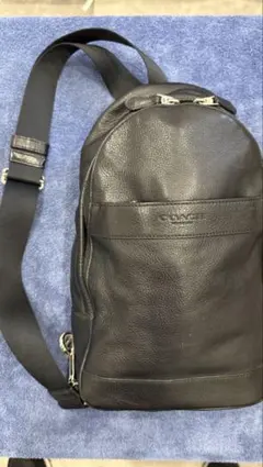 COACH コーチ トンプソン ボディバッグ オールドコーチ ブラック