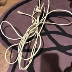 L型プラグ 同軸ケーブル ホワイト 映像用のサムネイル