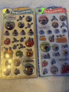 プ*R様 【正規品】スンスン　ゾンゾンうるちゅるポップシール 2シートセット