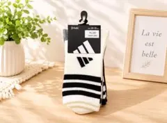 ★新品★adidas ソックス 3足セット 23-25cm