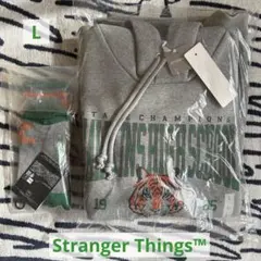新品GU ヘビーウェイトスウェットパーカ Stranger Things( L)