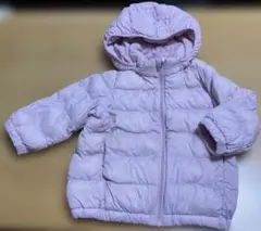 ユニクロ パフテックウォッシャブルパーカ ピンク 90