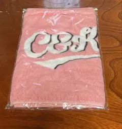 C&K ロゴフェイスタオル（ピンク）