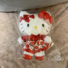 ハローキティ マスコットホルダー いちご新聞50周年