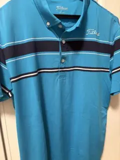 Titleist ゴルフウェア ポロシャツ ブルー Lサイズ - メルカリ
