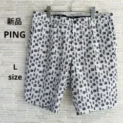 【PING新品】撥水 ストレッチ サボテン柄 ショートパンツ 夏ゴルフ最適のサムネイル