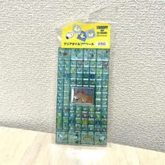 【レア】平成レトロ　平成当時物　スヌーピー　クリアタイルフウシール　タイルシール