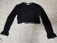 axes femme ブラックカーディガン 長袖のサムネイル