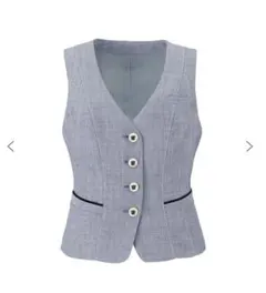【新品タグ付】カーシーカシマ ウール混ベスト【3L】上品 事務員制服 受付のサムネイル
