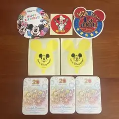 ディズニー　カラフルハピネス　ダッフィー&フレンズ20周年　シール