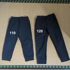 ユニクロ　ジョガーパンツ 110 120　ネイビー