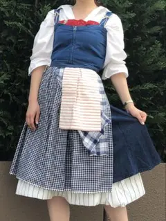 quilao エプロン bespokestitcher 刺繍 バッククロス 綿 - メルカリ