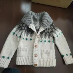 SHIPS アーガイル柄　カウチンセーター