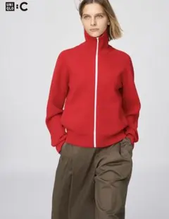 UNIQLO:C ミラノリブフルジップカーディガン