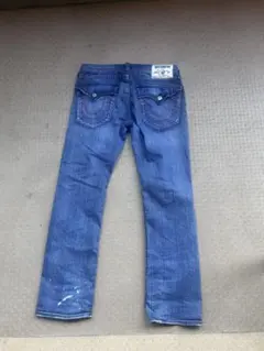 値下げ可能です‼️TRUE RELIGION ストレートデニム ライトブルー