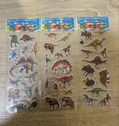 恐竜　ステッカーセット　3枚