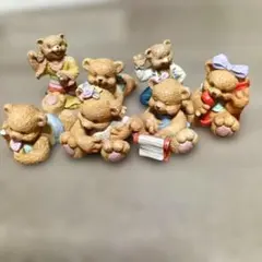 テディベア ミニチュア フィギュア 7体セット