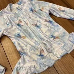 エルサ プリント ラッシュガード 水色