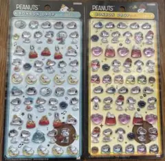 ボンボンドロップシールミニ スヌーピー 2点セット