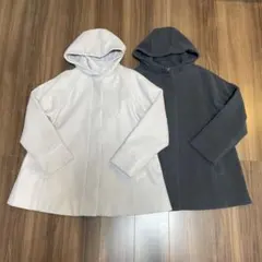 【新品】groveのフーデッドコート（2着セット）