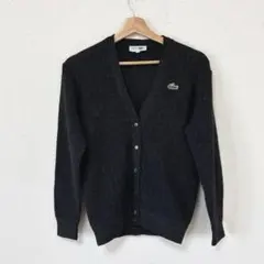CHEMISE LACOSTE ウール100% Vネックカーディガン グレー
