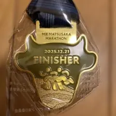 みえ松阪マラソン2025 FINISHER メダル
